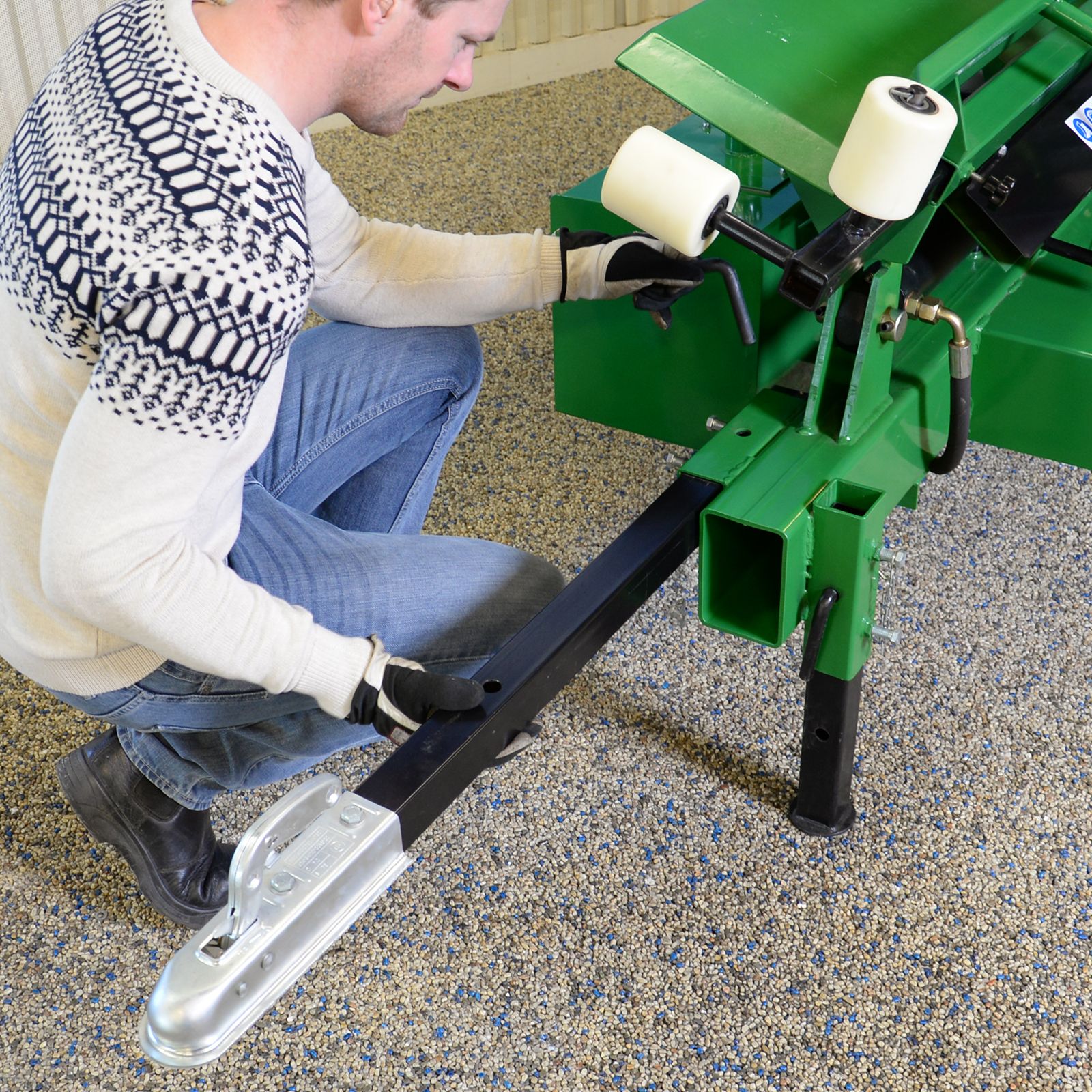 Halumasin Kellfri 13-KW340 + 35L hüdraulikaõli (elektrimootoriga) - Image 9