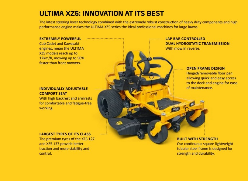 ZeroTurn Cub Cadet XZ5 L127 V-TWIN - Image 7