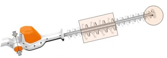 Akuga hekilõikur Stihl HLA 56 Compact - Image 2