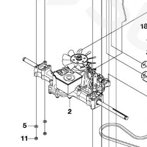 Komplektne käigukast Mcculloch M125-97FH M125-97FH