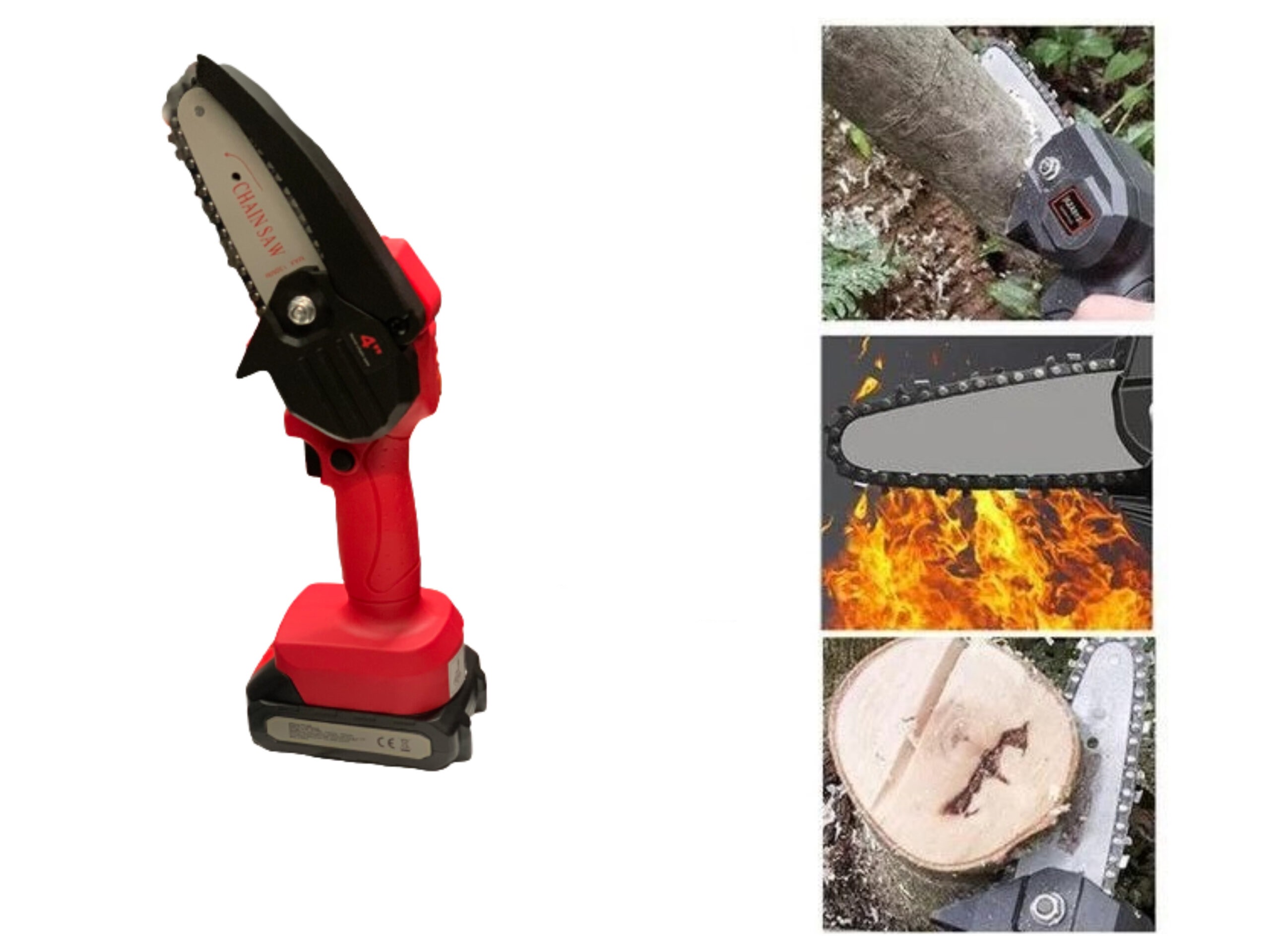 Akuoksasaag 18.5V - punane (komplekt aku ja laadijaga)