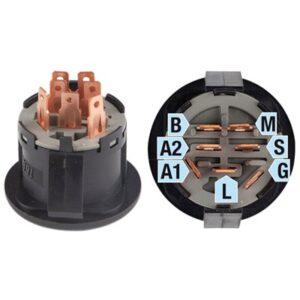 Süütelukk – 7 klemmi / 4 positsiooni | Husqvarna MTD AYP