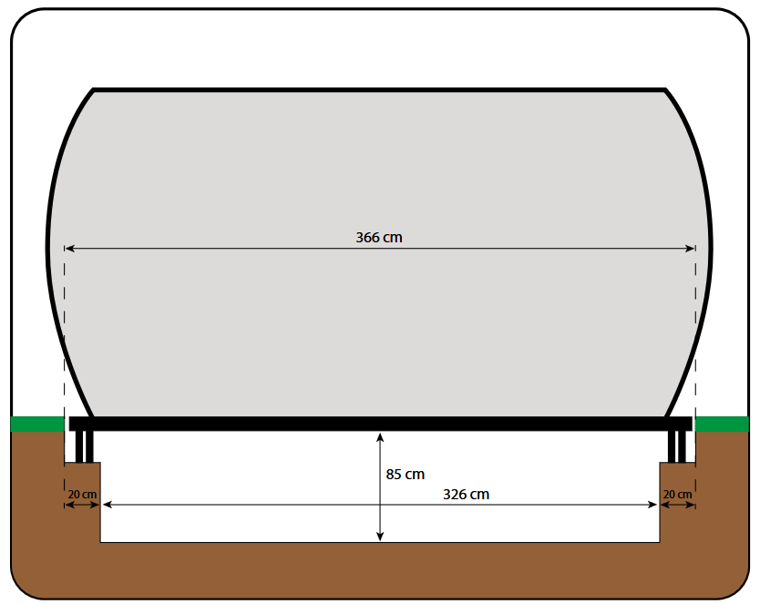 Batuut HECHT 514001 (3.66M) (maapealne) - Image 2