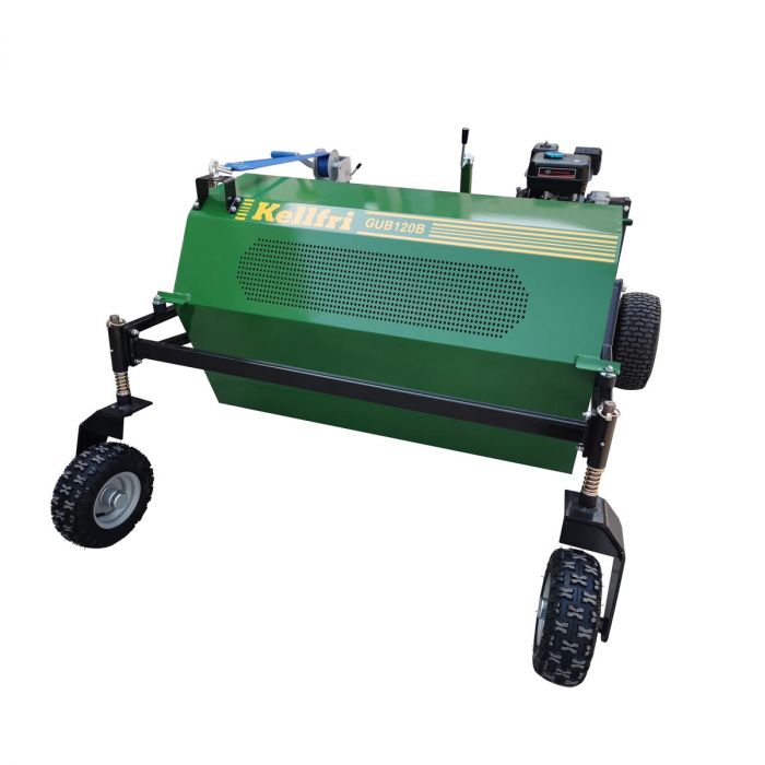 Haagisel rohu- ja lehekoguja Kellfri (bensiinimootoriga) 120CM - Image 2