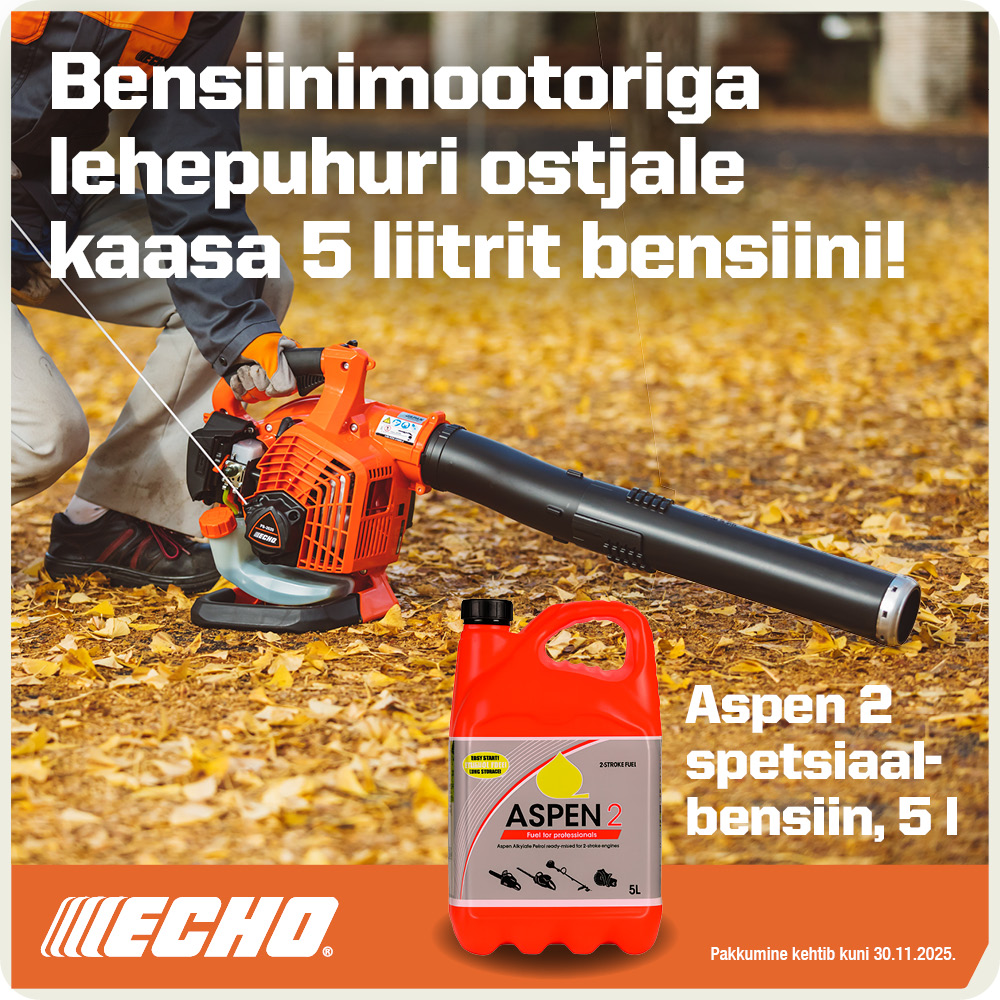 You are currently viewing Echo lehepuhuri ostjale kaasa 5 liitrit bensiini!