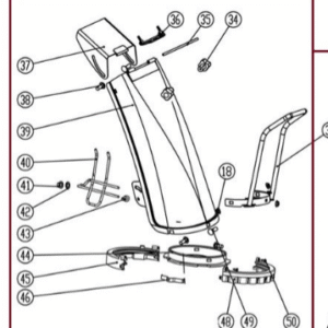 Väljavisketoru komplekt Hecht 9555 | 9555000391