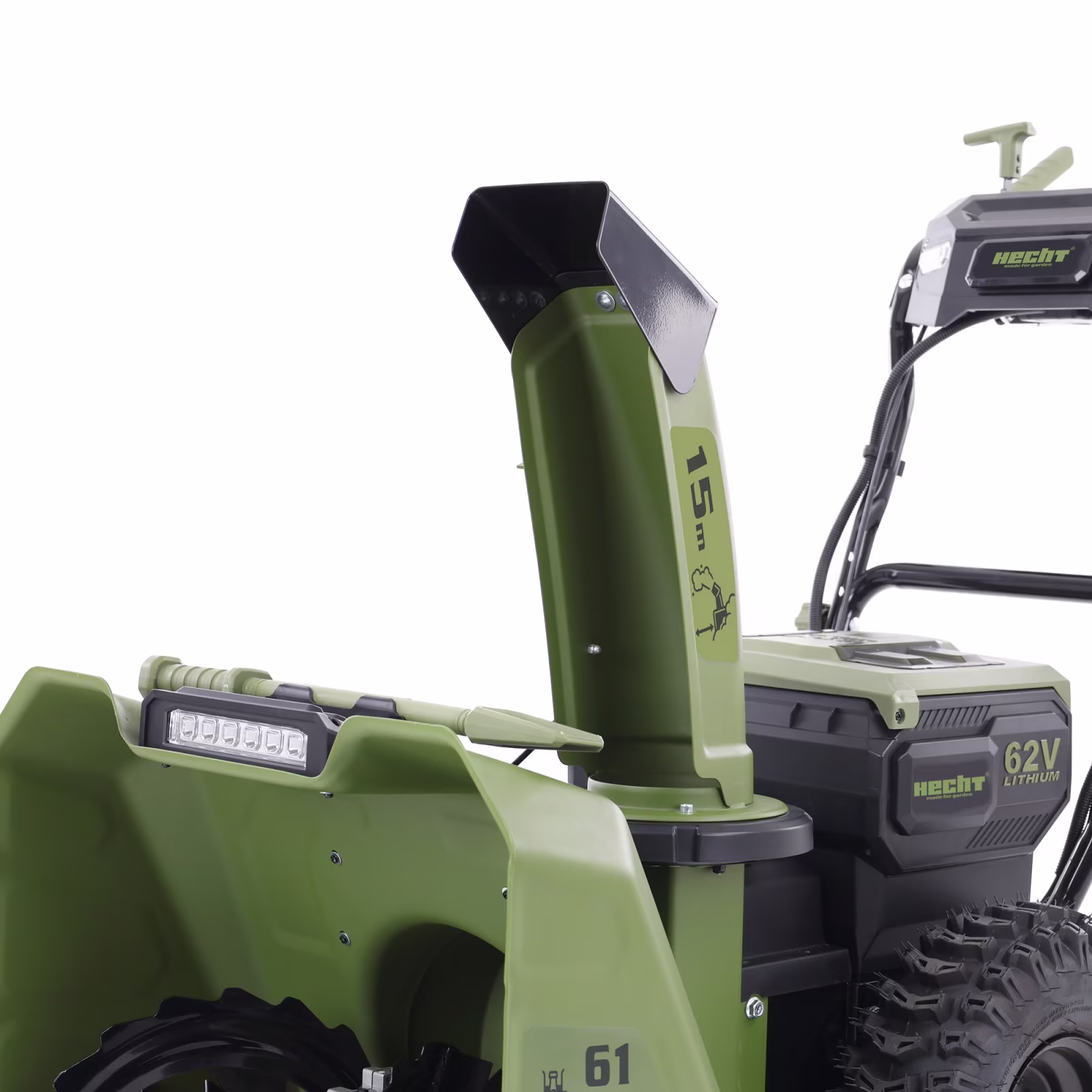 Akuga lumepuhur Hecht 6261 (käepidemesoojendusega) (komplekt 2 aku ja laadijaga) - Image 3